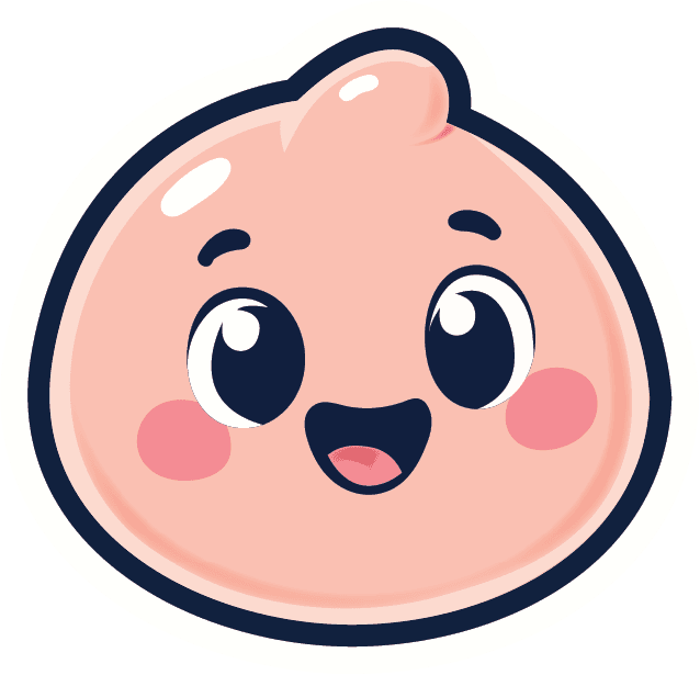 The Triviuhh mascot, mid-think