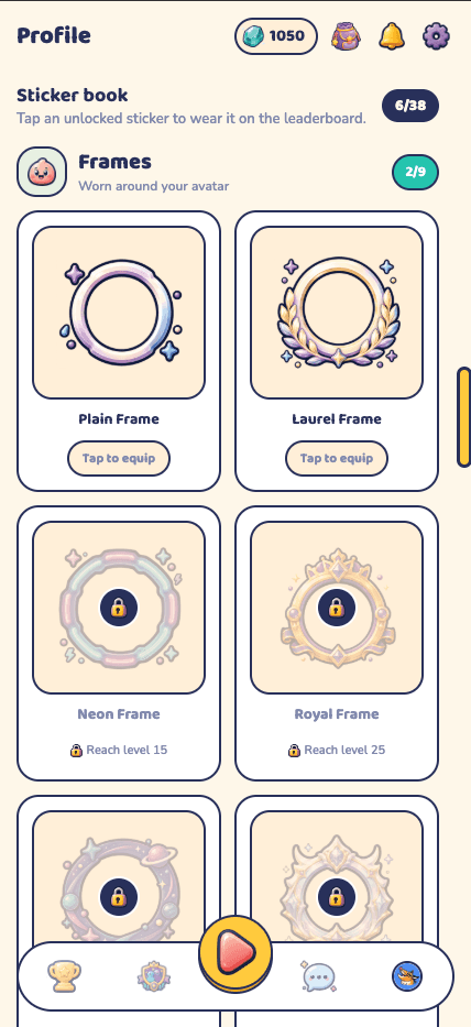 The cosmetics sticker book
